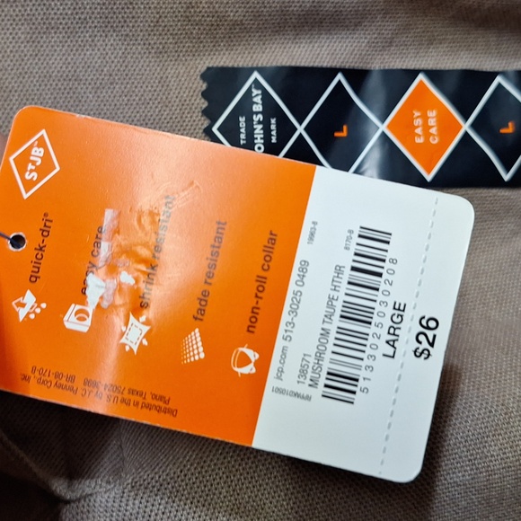 NEW!!!  ST. JOHNS BAY MENS POLO SHIRT!!!!! - Picture 7 of 9